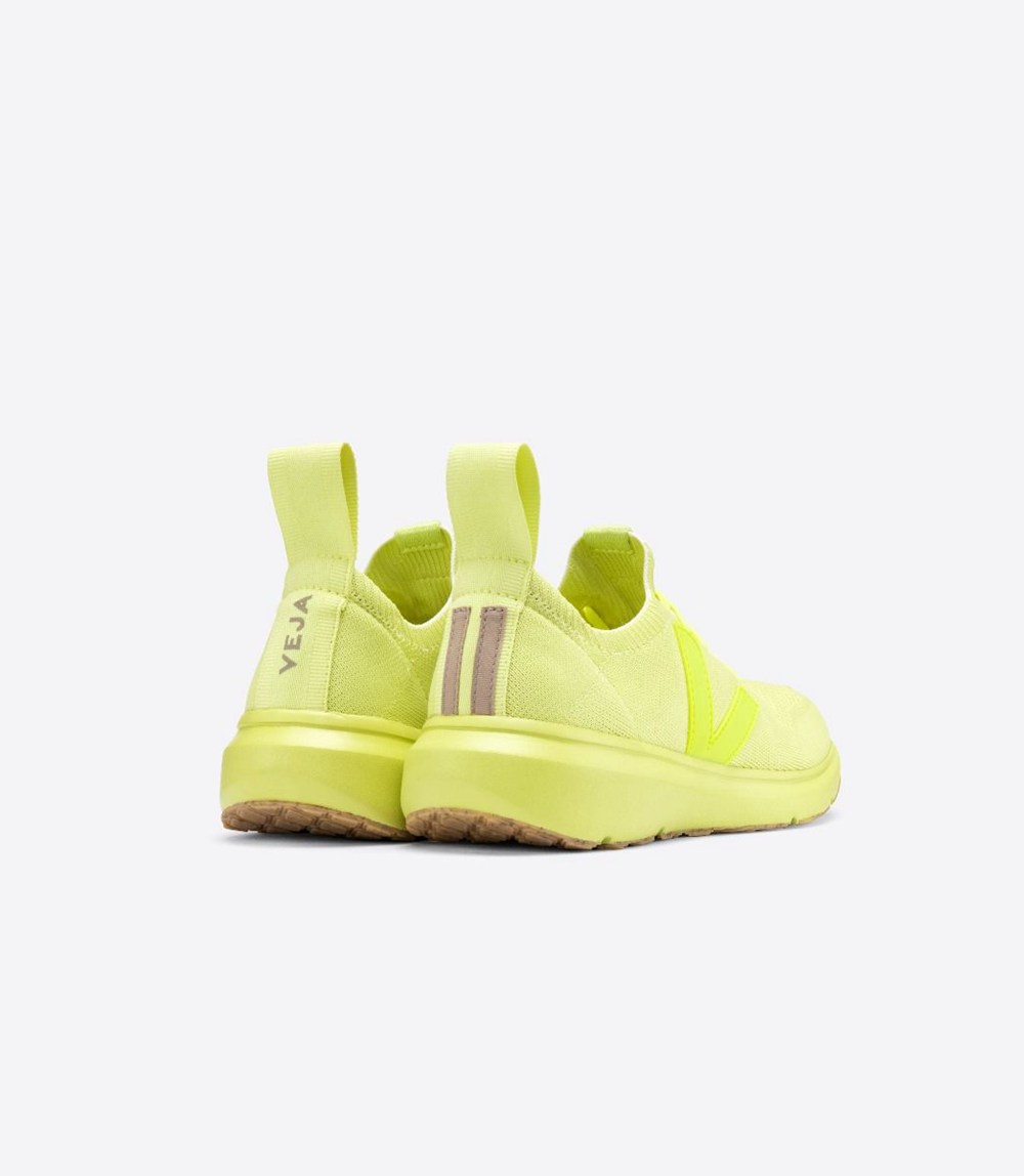 Veja Sneakers Mens - V-knit X Rick Owens - Yellow - 9804FWZKO